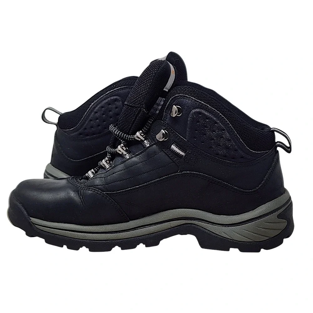 Timberland Hiking Boots 7.5M Mens White Ledge Black Waterproof Hiking Leather